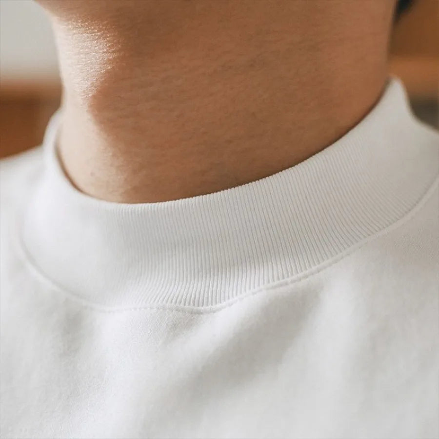 400gsm High Qualtity Oversized Heavy Weight T-shirt for Men Short Sleeve Tee Cotton Solid Color Trend Le… - product view 3