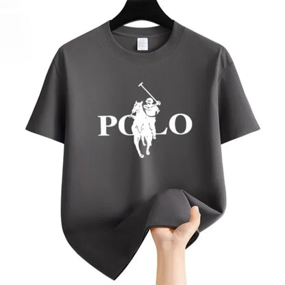 Summer fashion - Men's clothing - Business casual short-sleeved T-shirts - Round-neck tops - Breathable… - product view 3