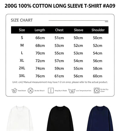 New 100% cotton men's and women's autumn long sleeved T-shirt, versatile, mountain printed, comfortable… - product view 6