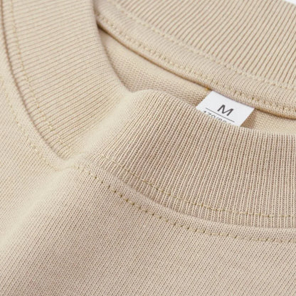 400gsm High Qualtity Oversized Heavy Weight T-shirt for Men Short Sleeve Tee Cotton Solid Color Trend Le… - product view 6
